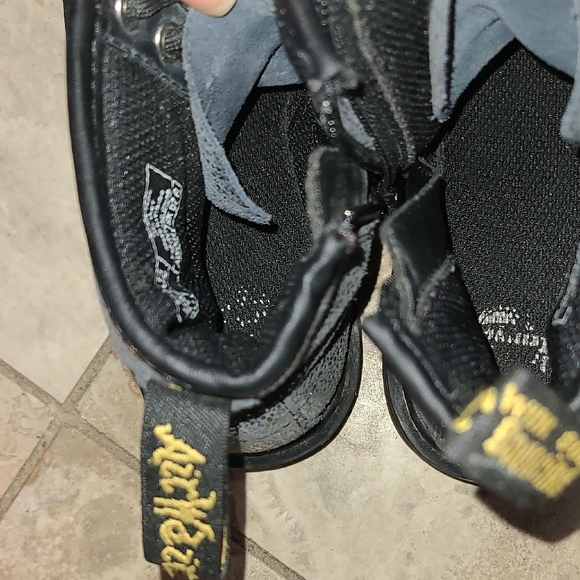 Dr. Martens Kids Iridescent Black Boots - Picture 7 of 7